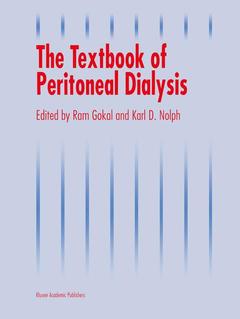 Couverture de l’ouvrage The Textbook of Peritoneal Dialysis