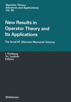 Couverture de l’ouvrage New Results in Operator Theory and Its Applications