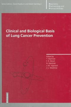 Couverture de l’ouvrage Clinical and Biological Basis of Lung Cancer Prevention