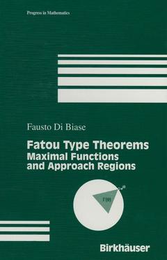 Couverture de l’ouvrage Fatou Type Theorems