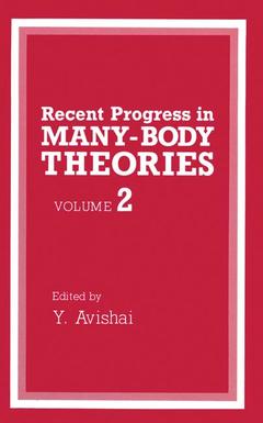 Couverture de l’ouvrage Recent Progress in Many-Body Theories