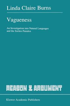 Cover of the book Vagueness