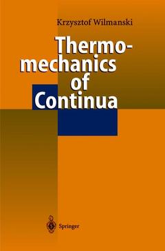 Couverture de l’ouvrage Thermomechanics of Continua