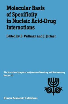 Cover of the book Molecular Basis of Specificity in Nucleic Acid-Drug Interactions