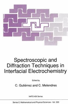 Cover of the book Spectroscopic and Diffraction Techniques in Interfacial Electrochemistry