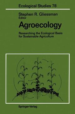 Couverture de l’ouvrage Agroecology