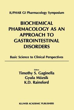 Cover of the book Biochemical Pharmacology as an Approach to Gastrointestinal Disorders