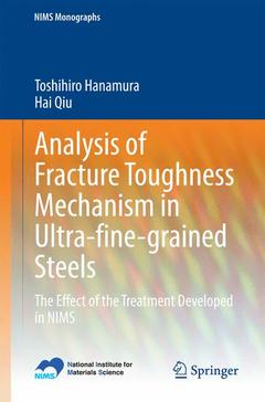 Couverture de l’ouvrage Analysis of Fracture Toughness Mechanism in Ultra-fine-grained Steels