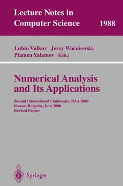 Cover of the book Numerical Analysis and Its Applications