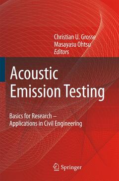 Couverture de l’ouvrage Acoustic Emission Testing