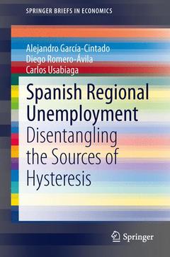 Cover of the book Spanish Regional Unemployment