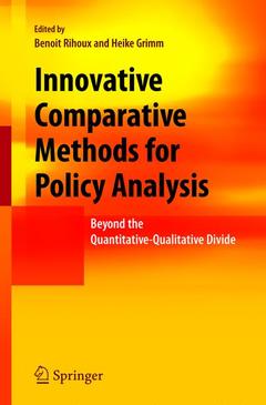 Couverture de l’ouvrage Innovative Comparative Methods for Policy Analysis