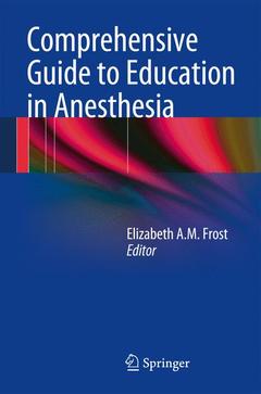 Cover of the book Comprehensive Guide to Education in Anesthesia