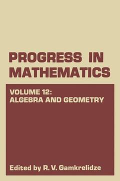 Couverture de l’ouvrage Algebra and Geometry