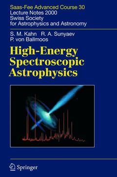 Couverture de l’ouvrage High-Energy Spectroscopic Astrophysics