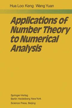 Couverture de l’ouvrage Applications of Number Theory to Numerical Analysis