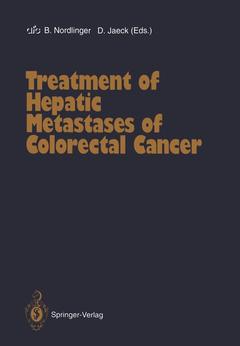 Couverture de l’ouvrage Treatment of Hepatic Metastases of Colorectal Cancer