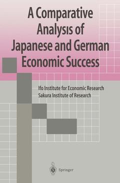 Cover of the book A Comparative Analysis of Japanese and German Economic Success