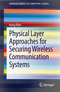 Couverture de l’ouvrage Physical Layer Approaches for Securing Wireless Communication Systems