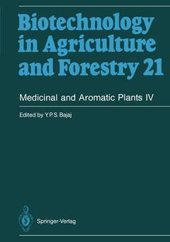 Couverture de l’ouvrage Medicinal and Aromatic Plants IV