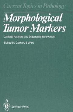 Couverture de l’ouvrage Morphological Tumor Markers