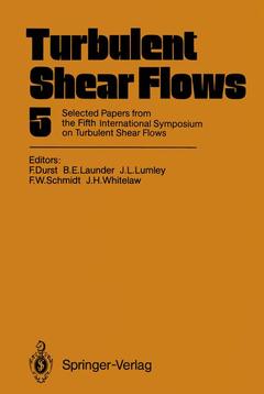 Couverture de l’ouvrage Turbulent Shear Flows 5