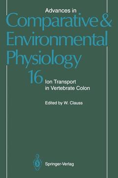 Cover of the book Ion Transport in Vertebrate Colon