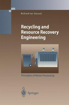 Couverture de l’ouvrage Recycling and Resource Recovery Engineering