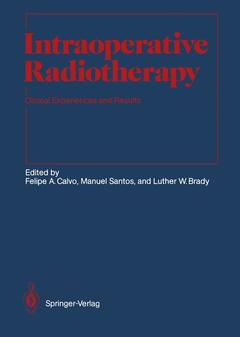 Couverture de l’ouvrage Intraoperative Radiotherapy