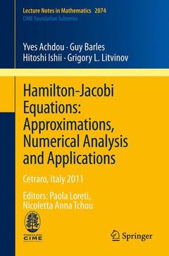 Couverture de l’ouvrage Hamilton-Jacobi Equations: Approximations, Numerical Analysis and Applications