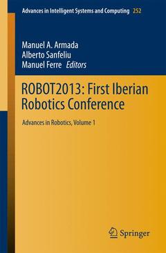 Couverture de l’ouvrage ROBOT2013: First Iberian Robotics Conference
