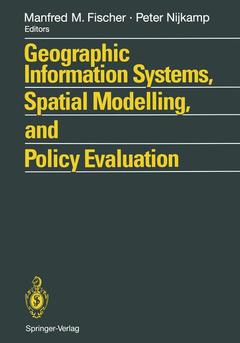 Couverture de l’ouvrage Geographic Information Systems, Spatial Modelling and Policy Evaluation