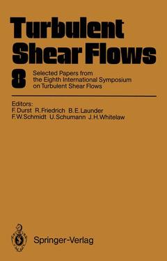 Couverture de l’ouvrage Turbulent Shear Flows 8