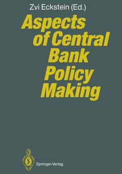 Couverture de l’ouvrage Aspects of Central Bank Policy Making
