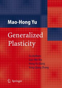 Couverture de l’ouvrage Generalized Plasticity