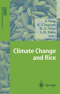 Couverture de l’ouvrage Climate Change and Rice