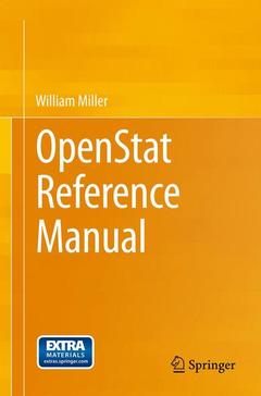 Couverture de l’ouvrage OpenStat Reference Manual
