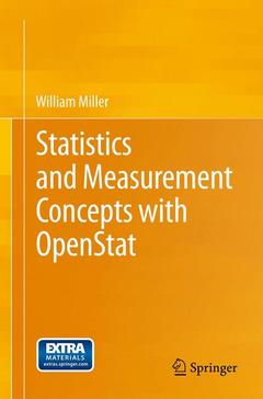 Couverture de l’ouvrage Statistics and Measurement Concepts with OpenStat