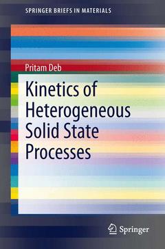 Couverture de l’ouvrage Kinetics of Heterogeneous Solid State Processes
