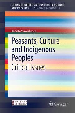 Couverture de l’ouvrage Peasants, Culture and Indigenous Peoples