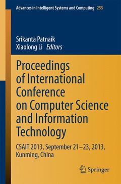 Cover of the book Proceedings of International Conference on Computer Science and Information Technology