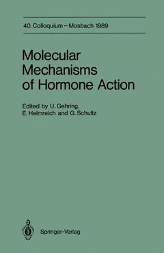 Couverture de l’ouvrage Molecular Mechanisms of Hormone Action