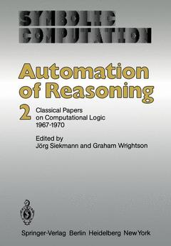Couverture de l’ouvrage Automation of Reasoning