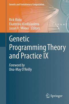 Couverture de l’ouvrage Genetic Programming Theory and Practice IX