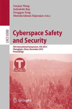 Cover of the book Cyberspace Safety and Security