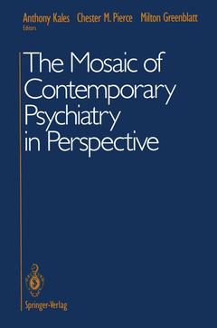 Cover of the book The Mosaic of Contemporary Psychiatry in Perspective