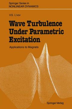 Cover of the book Wave Turbulence Under Parametric Excitation