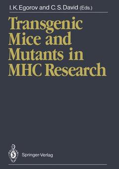 Couverture de l’ouvrage Transgenic Mice and Mutants in MHC Research