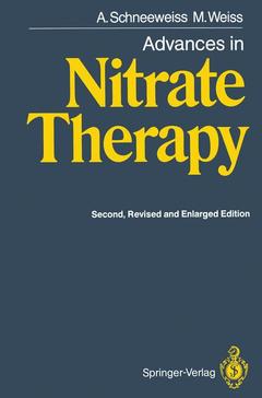 Couverture de l’ouvrage Advances in Nitrate Therapy