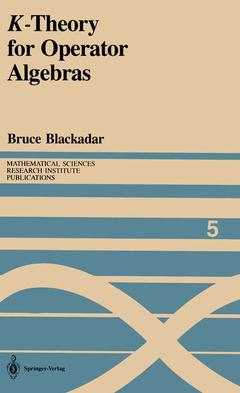 Cover of the book K-Theory for Operator Algebras